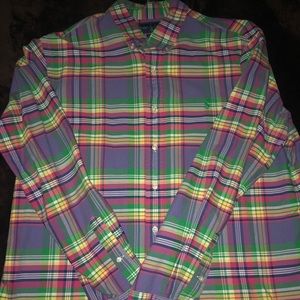Polo Ralph Lauren button down, long-sleeved.